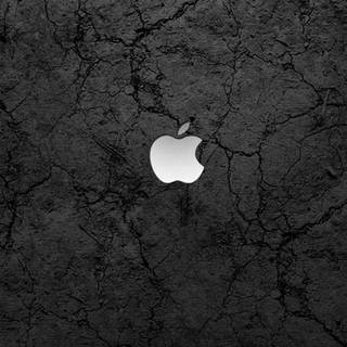 iPhone logo black and white wallpaper