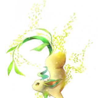 Leafeon phone wallpaper