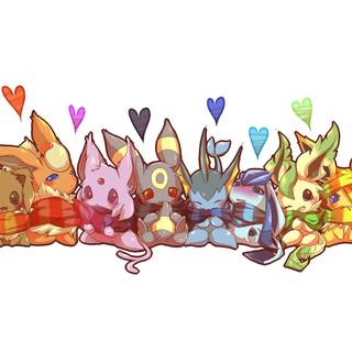 Cute Pokémon desktop wallpaper