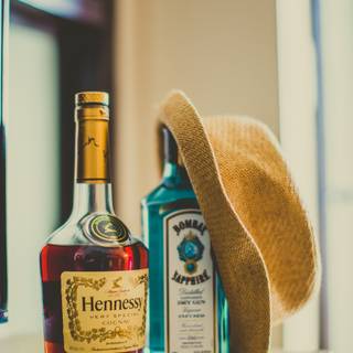 Alcohol bottles wallpaper