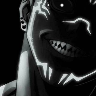 Sukuna black and white wallpaper