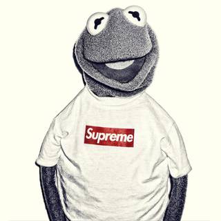 Kermit drip wallpaper