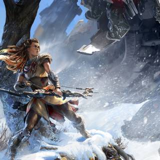 Horizon Zero 4k wallpaper