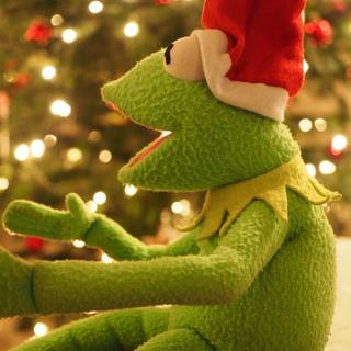 Kermit The Frog Christmas wallpaper