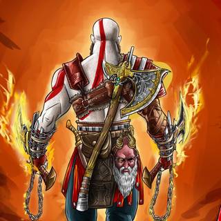 God of War 4k HD wallpaper