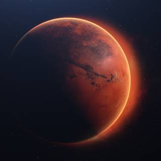 Red planet 4k wallpaper