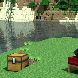 Minecraft phone 4k wallpaper