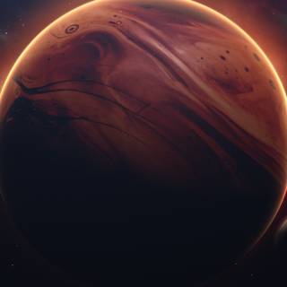 Red planet 4k wallpaper