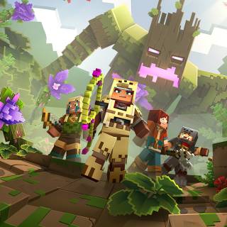 Minecraft phone 4k wallpaper