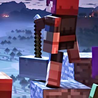 Minecraft phone 4k wallpaper