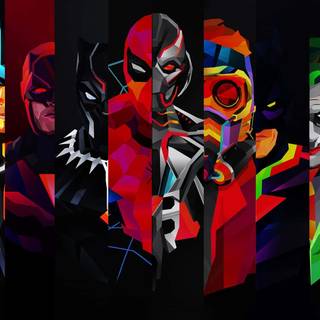 Superheroes PC wallpaper