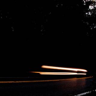 Night road 4k wallpaper