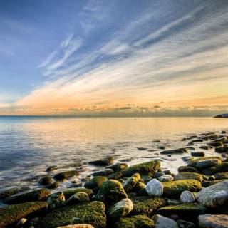 Winter ocean wallpaper