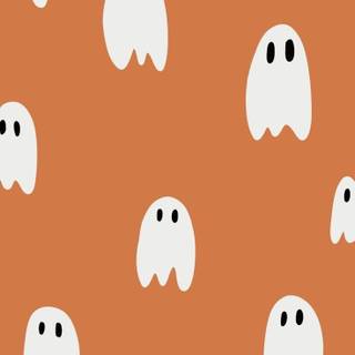 Halloween ghosts phone wallpaper