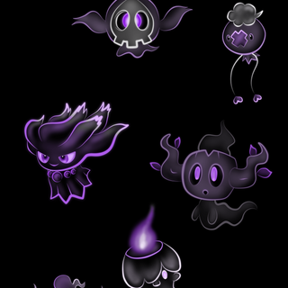 Halloween ghosts phone wallpaper