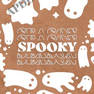 Halloween ghost phone wallpaper