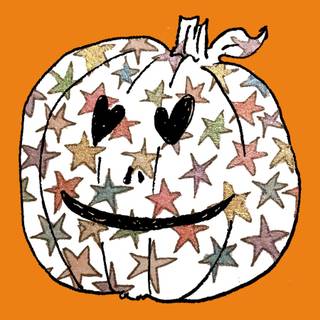 Halloween ghosts phone wallpaper