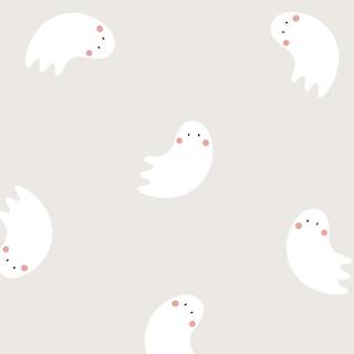 Halloween ghosts phone wallpaper