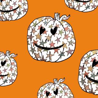 Halloween ghosts phone wallpaper