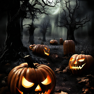 Pumpkin head Halloween wallpaper