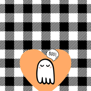 Halloween ghosts phone wallpaper