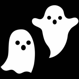 Halloween ghosts phone wallpaper