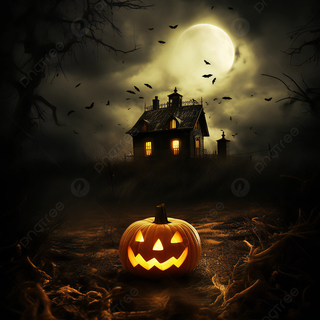 Pumpkin head Halloween wallpaper