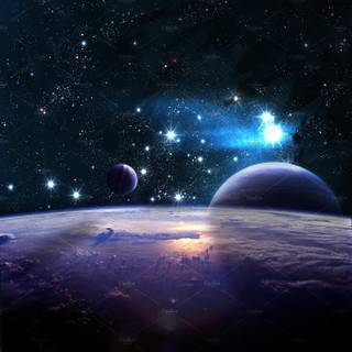Cosmic space wallpaper