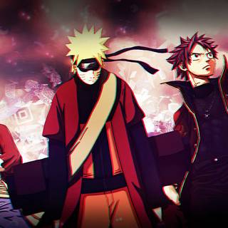 Naruto x One Piece wallpaper