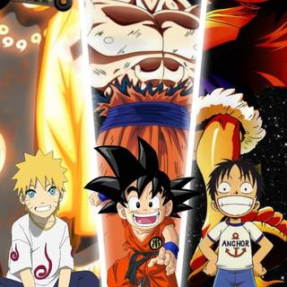 Naruto x One Piece wallpaper