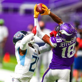 Justin Jefferson catch wallpaper