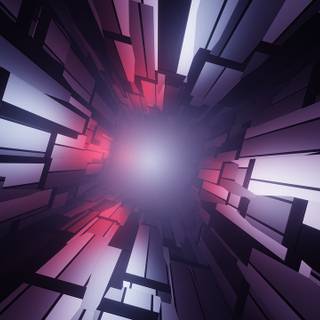 3D tunnel wallpaper
