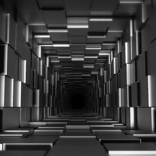 3D tunnel wallpaper