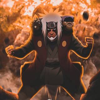 Jiraiya phone wallpaper
