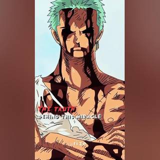 Zoro Nothing Happened desktop wallpaper