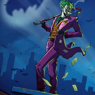 Joker comic cartoon wallpaper