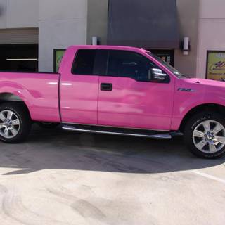 Pink lifted trucks wallpaper