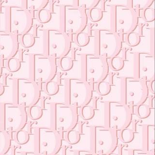 Pink Dior wallpaper