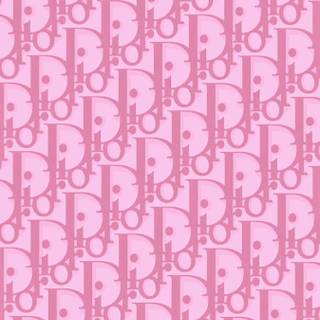 Pink Dior wallpaper