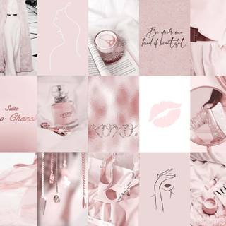 Pink Dior wallpaper