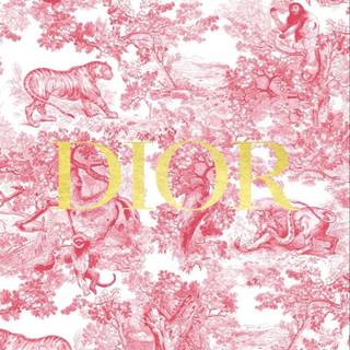 Pink Dior wallpaper