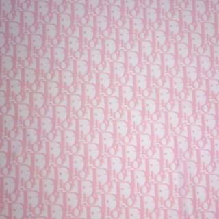 Pink Dior wallpaper