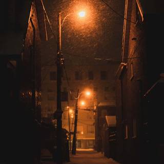 Streetlamp wallpaper