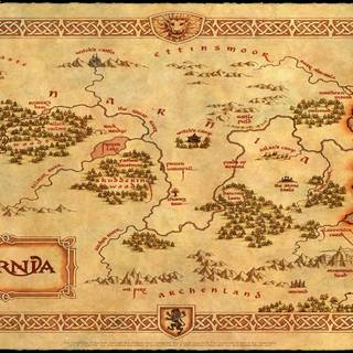 Narnia map wallpaper