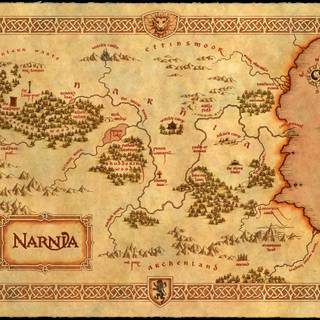 Narnia map wallpaper