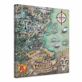 Narnia map wallpaper