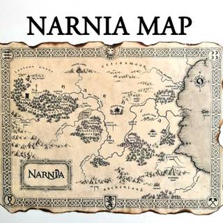 Narnia map wallpaper