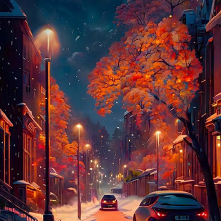 Streetlamp wallpaper