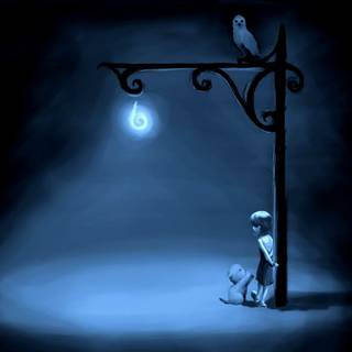 Streetlamp wallpaper