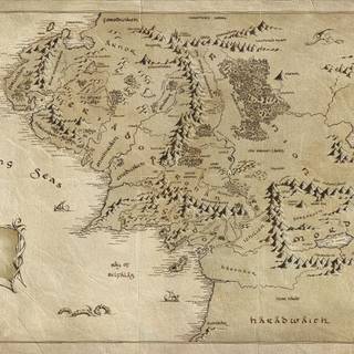 Narnia map wallpaper